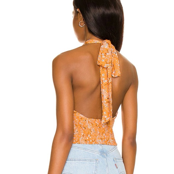 Christy Halter Top in Orange Multi
Line & Dot (New with Tags) Size M - Picture 3 of 3